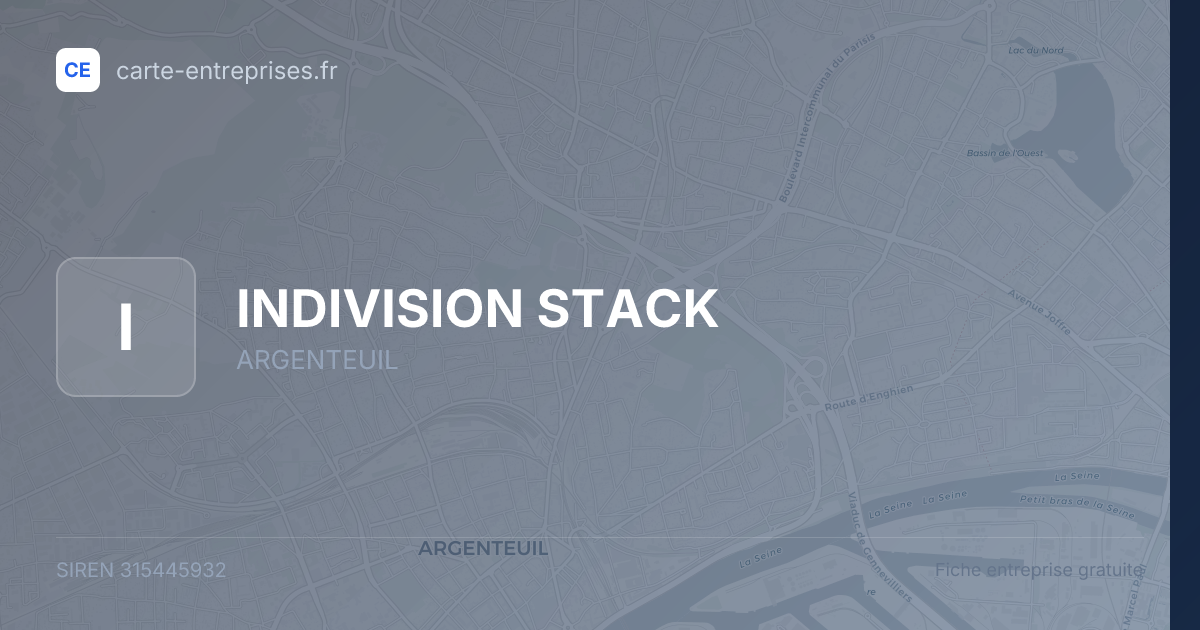 INDIVISION STACK — 315445932 — fiche entreprise