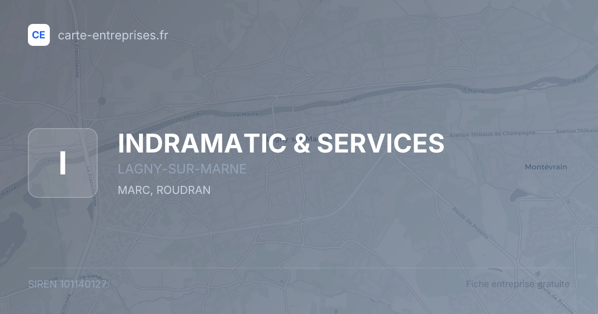 INDRAMATIC & SERVICES — 101140127 — fiche entreprise