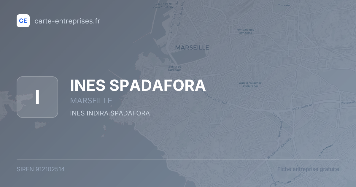 INES SPADAFORA — 912102514 — fiche entreprise