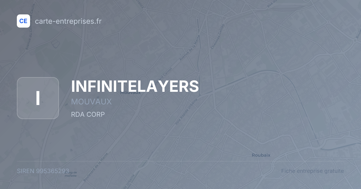 INFINITELAYERS — 995365293 — fiche entreprise
