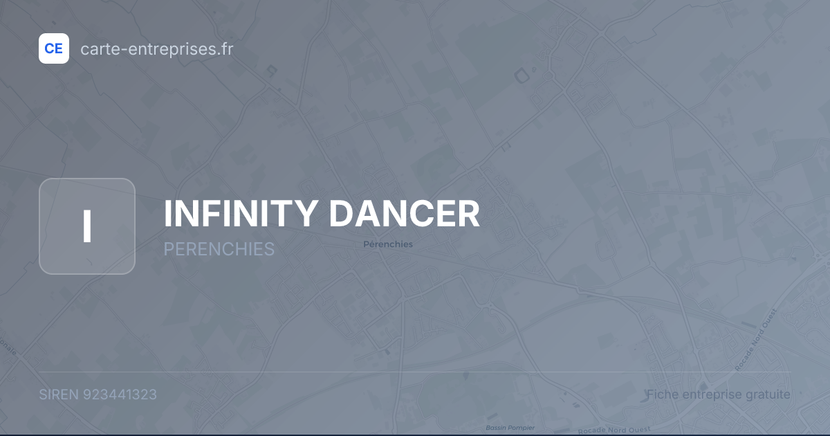 INFINITY DANCER — 923441323 — fiche entreprise