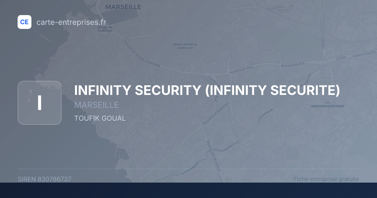 INFINITY SECURITY (INFINITY SECURITE) — 830786737 — fiche entreprise