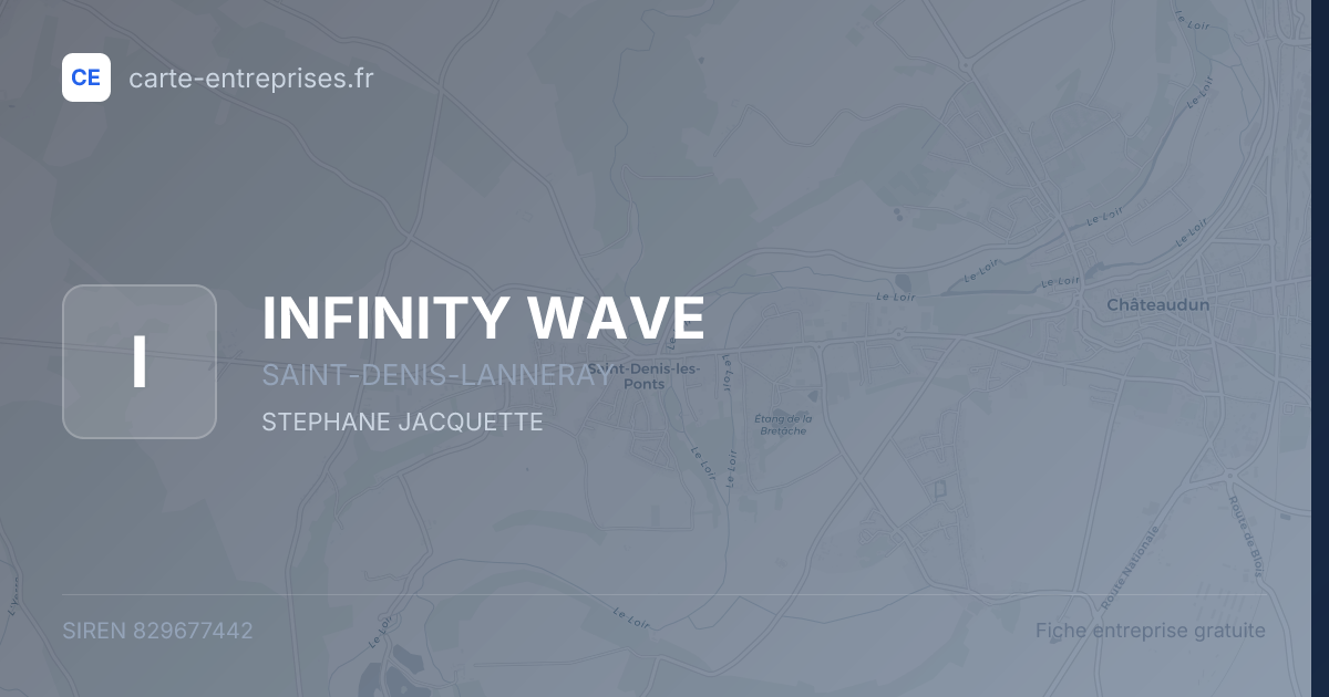 INFINITY WAVE — 829677442 — fiche entreprise