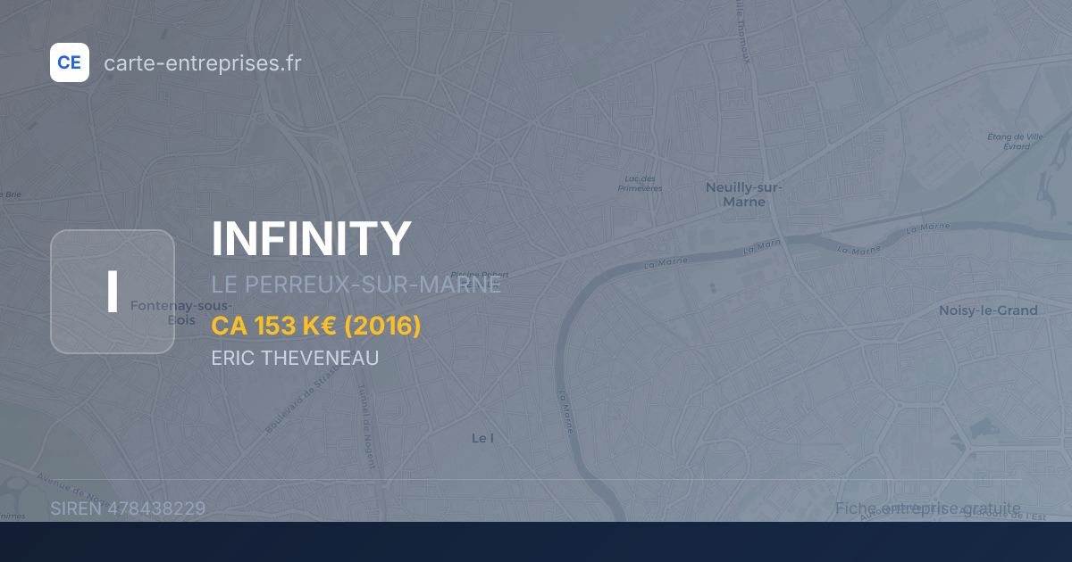 INFINITY — 478438229 — fiche entreprise