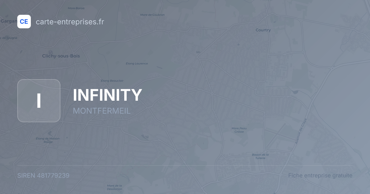 INFINITY — 481779239 — fiche entreprise