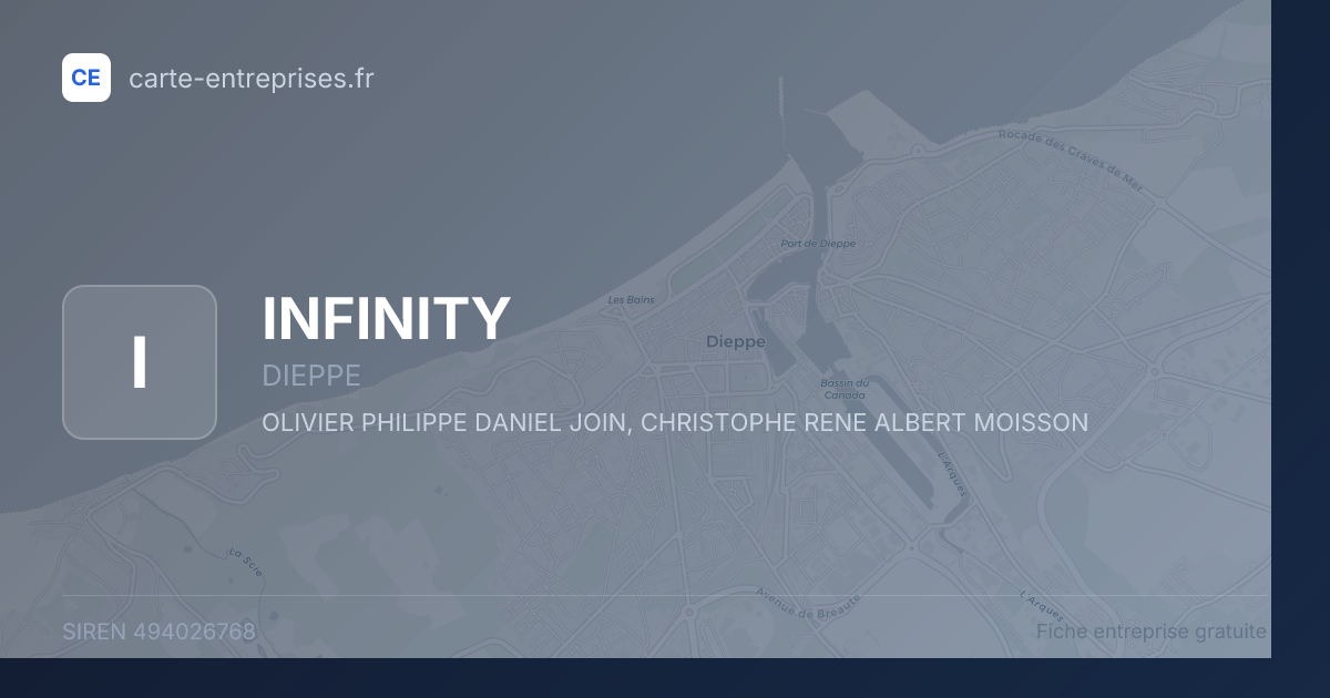 INFINITY — 494026768 — fiche entreprise