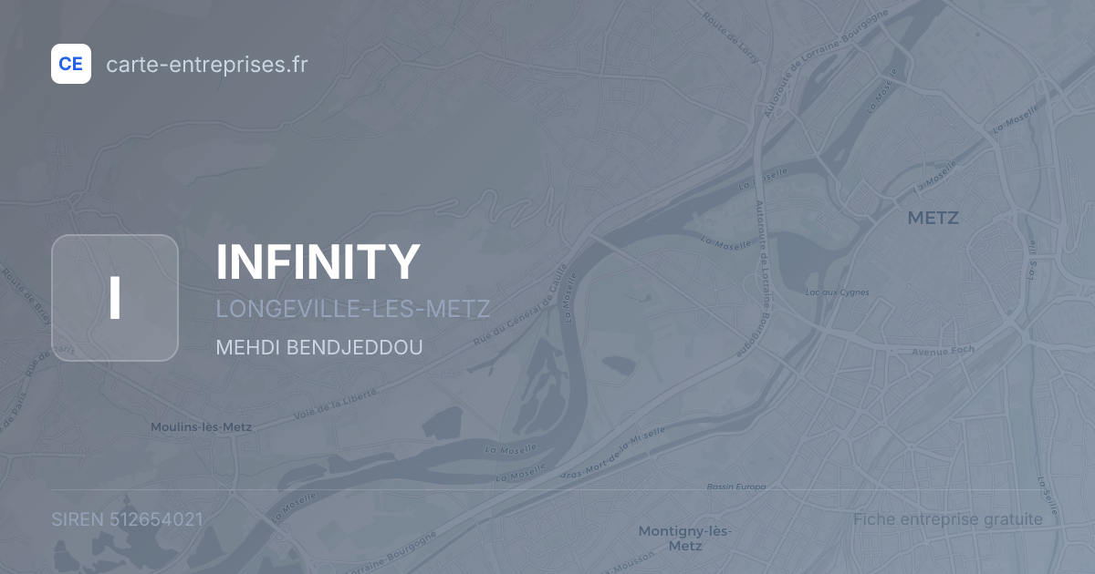 INFINITY — 512654021 — fiche entreprise
