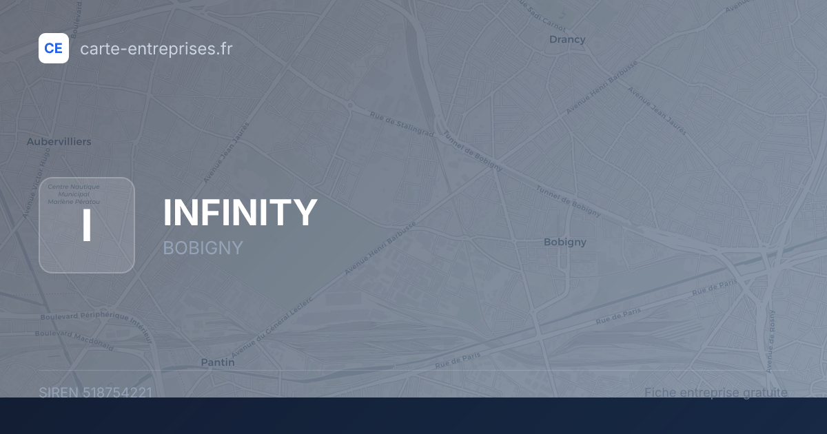 INFINITY — 518754221 — fiche entreprise