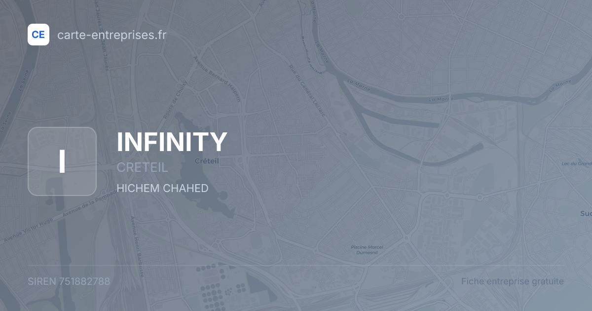 INFINITY — 751882788 — fiche entreprise