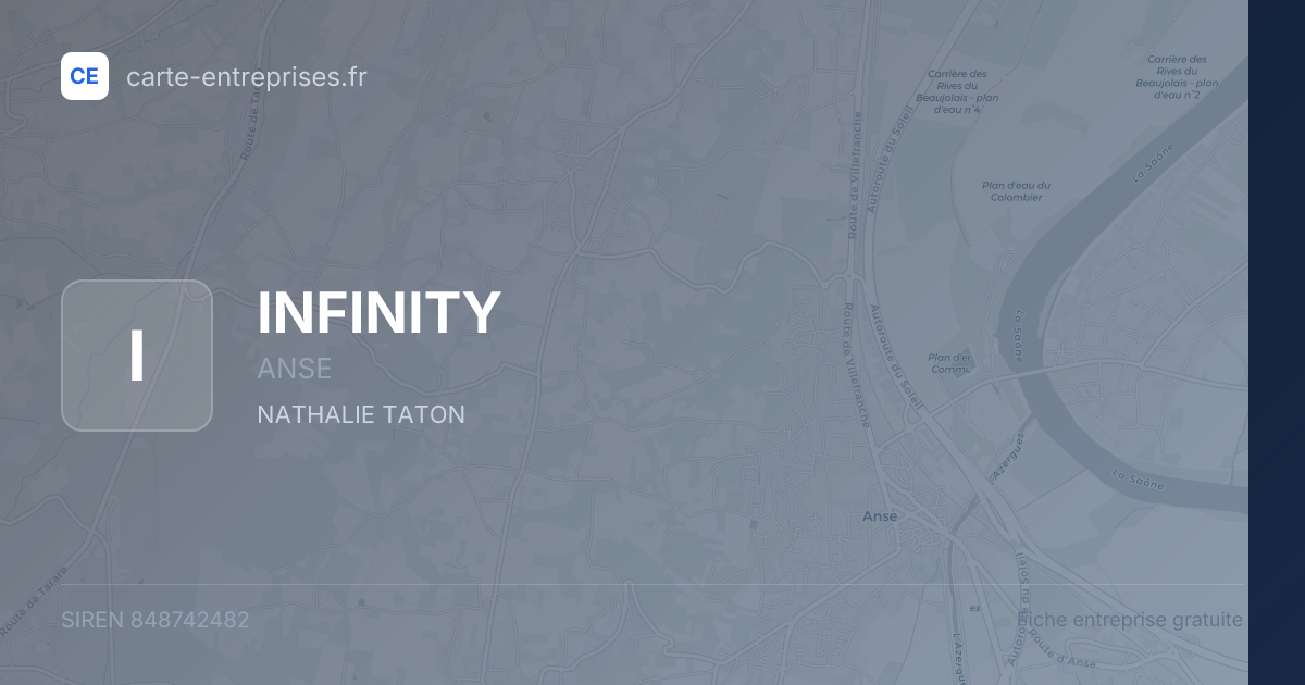 INFINITY — 848742482 — fiche entreprise