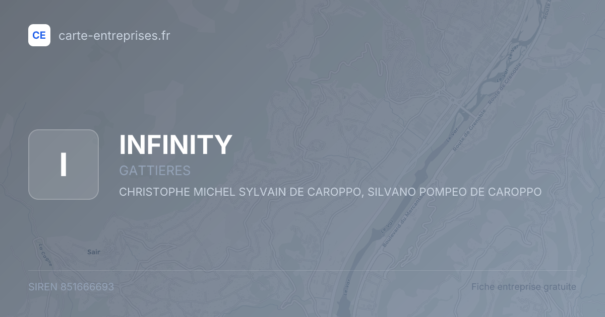 INFINITY — 851666693 — fiche entreprise