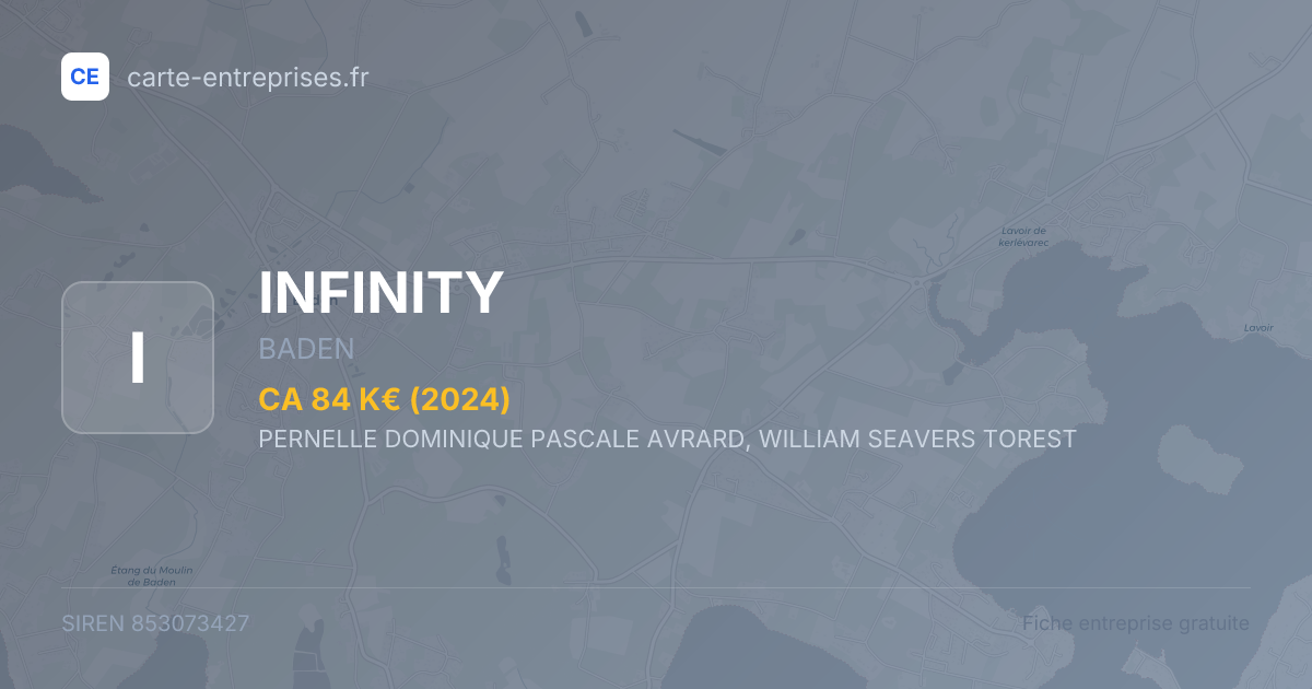 INFINITY — 853073427 — fiche entreprise