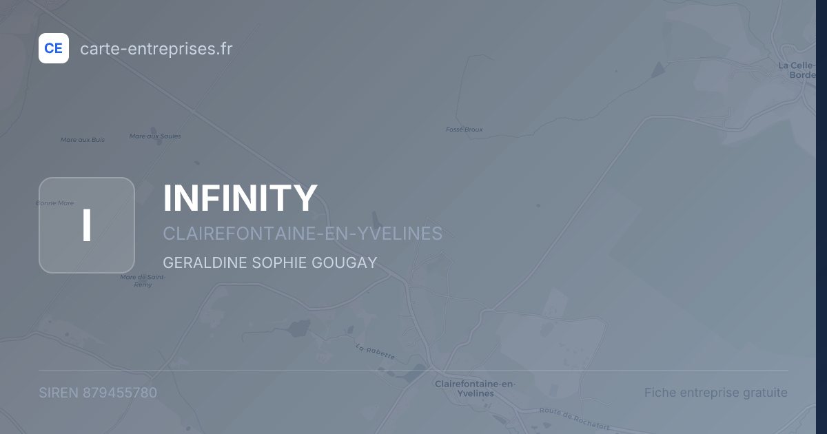 INFINITY — 879455780 — fiche entreprise