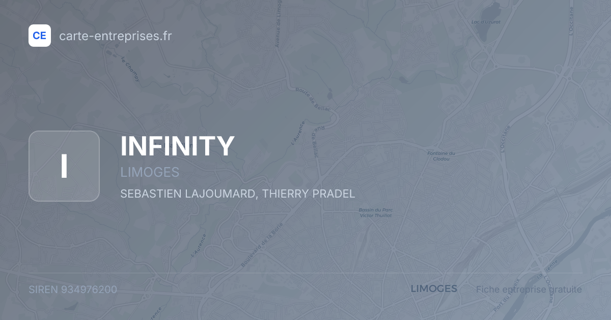 INFINITY — 934976200 — fiche entreprise