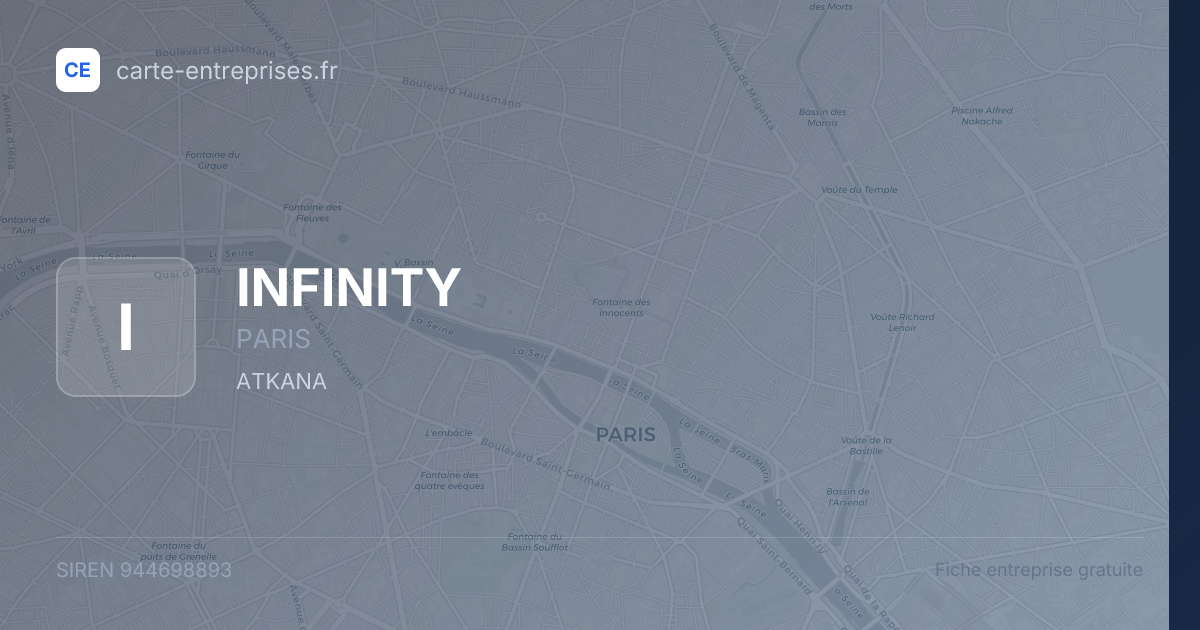 INFINITY — 944698893 — fiche entreprise