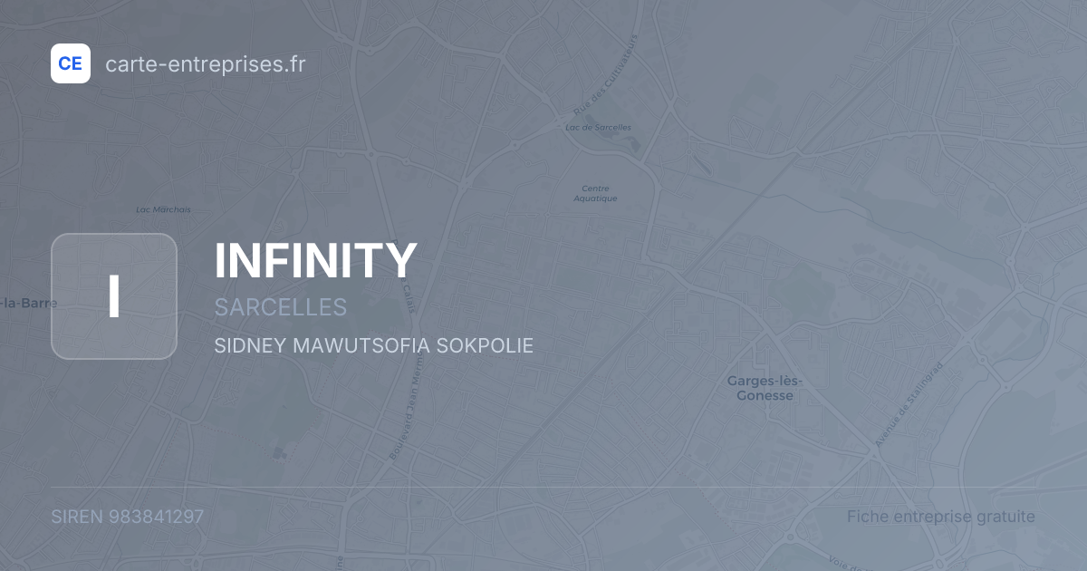 INFINITY — 983841297 — fiche entreprise