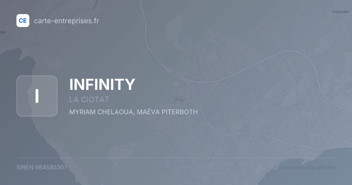INFINITY — 984585307 — fiche entreprise