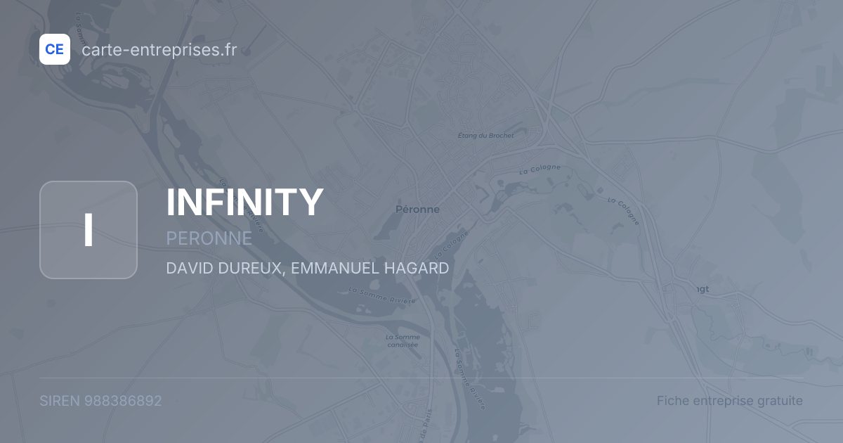 INFINITY — 988386892 — fiche entreprise
