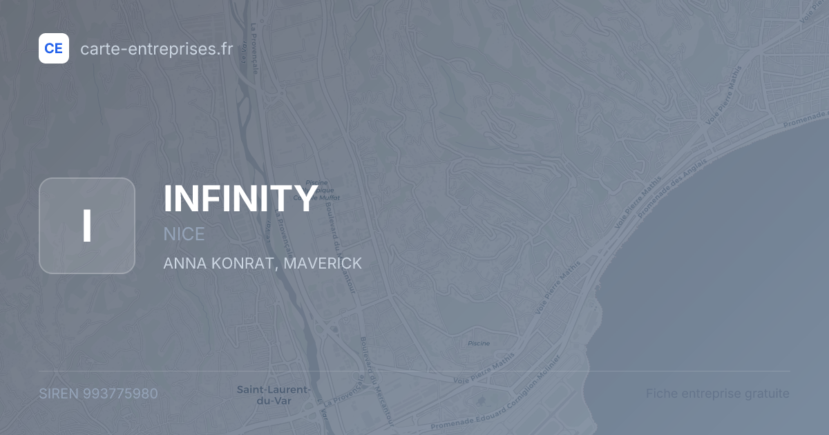 INFINITY — 993775980 — fiche entreprise