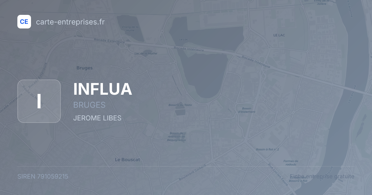 INFLUA — 791059215 — fiche entreprise