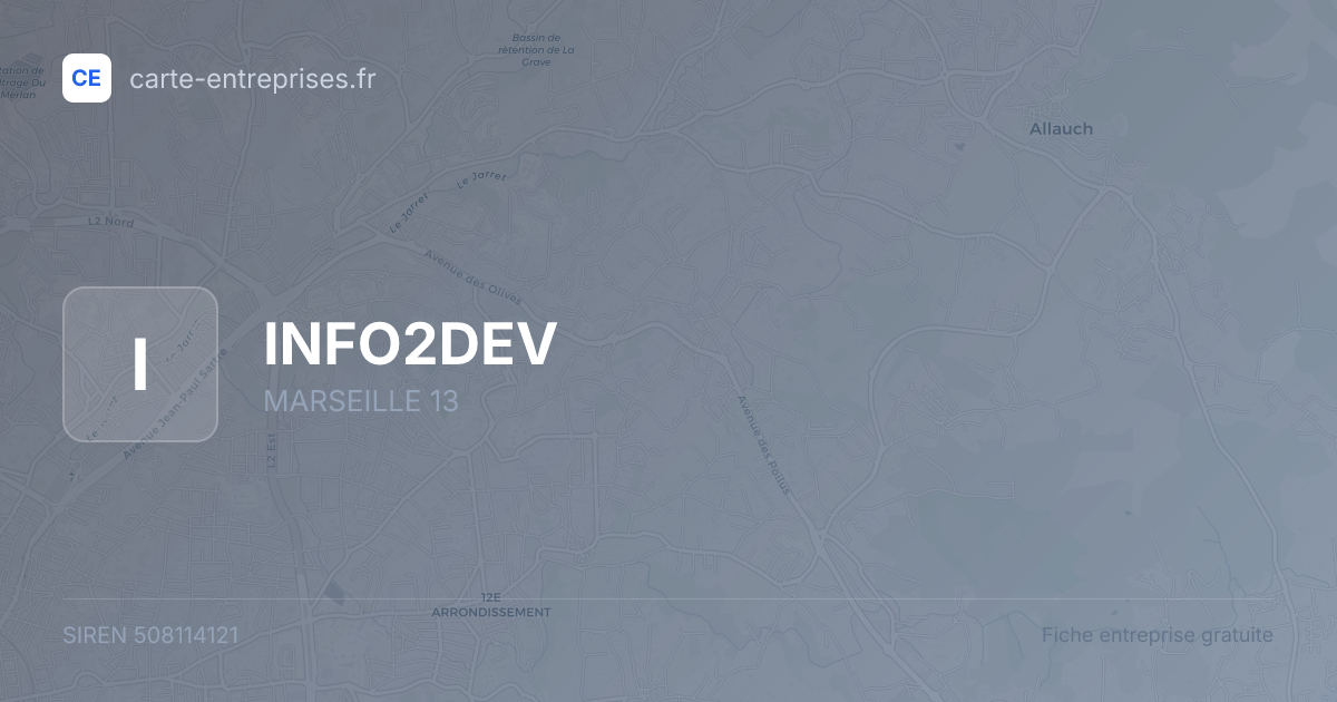INFO2DEV — 508114121 — fiche entreprise