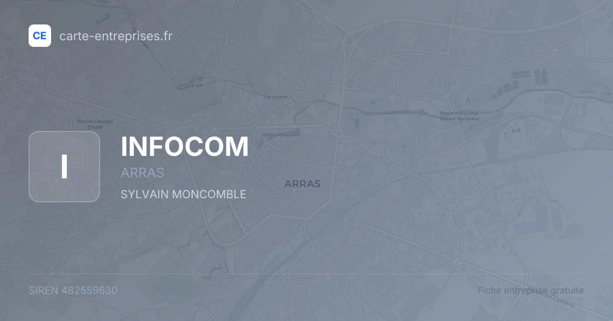 INFOCOM — 482559630 — fiche entreprise