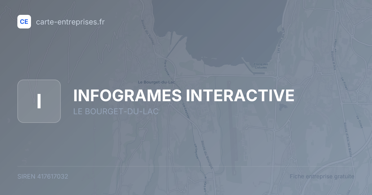 INFOGRAMES INTERACTIVE — 417617032 — fiche entreprise