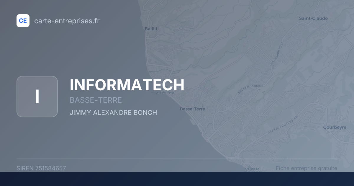 INFORMATECH — 751584657 — fiche entreprise