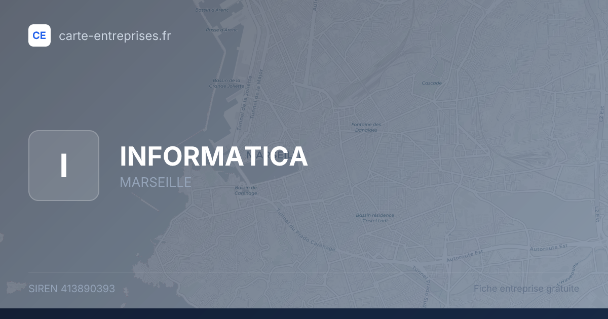 INFORMATICA — 413890393 — fiche entreprise