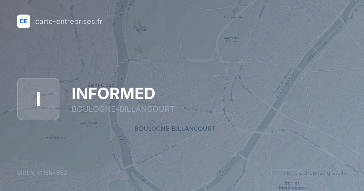 INFORMED — 411554892 — fiche entreprise