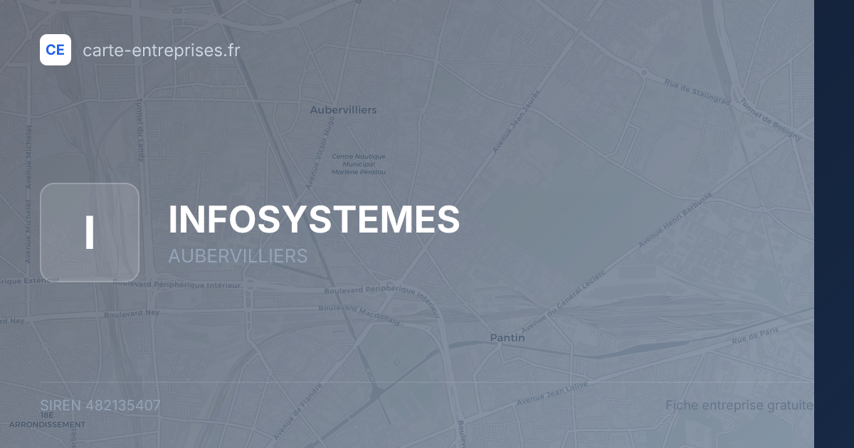 INFOSYSTEMES — 482135407 — fiche entreprise
