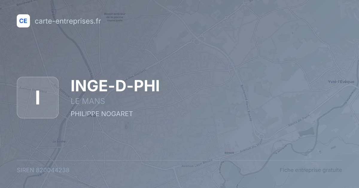 INGE-D-PHI — 820044238 — fiche entreprise