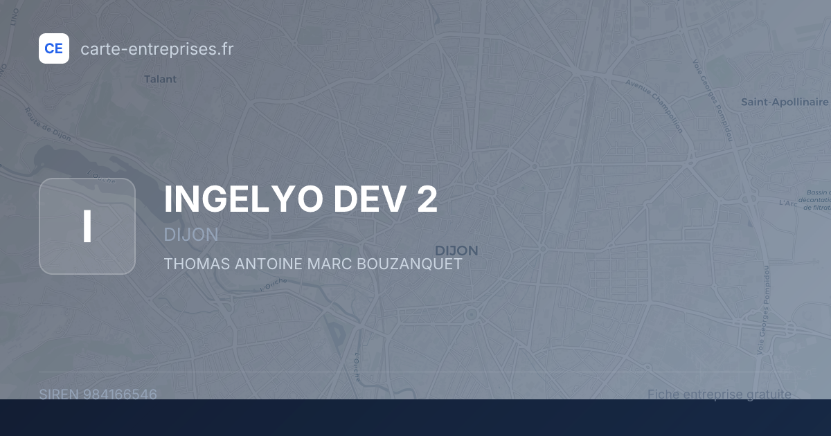 INGELYO DEV 2 — 984166546 — fiche entreprise
