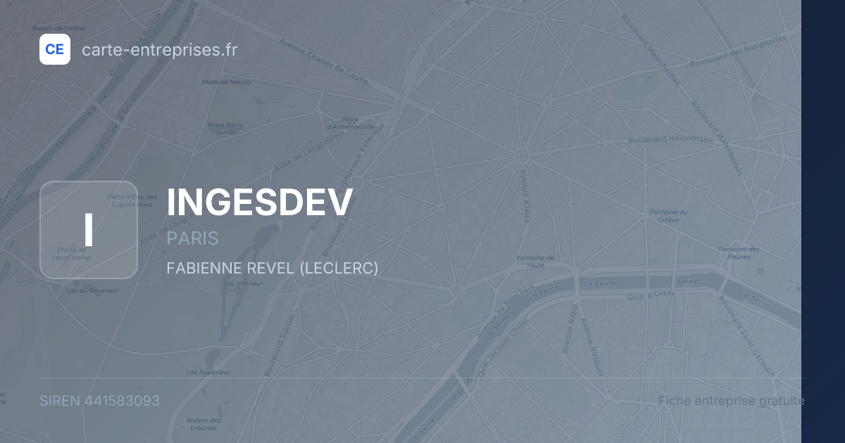 INGESDEV — 441583093 — fiche entreprise
