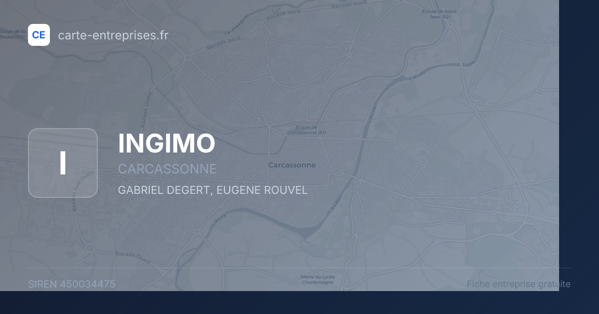 INGIMO — 450034475 — fiche entreprise