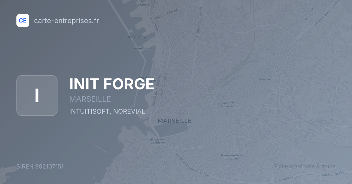 INIT FORGE — 992107151 — fiche entreprise