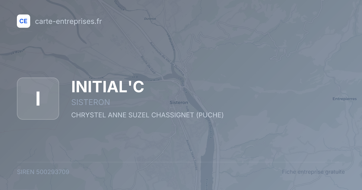 INITIAL'C — 500293709 — fiche entreprise