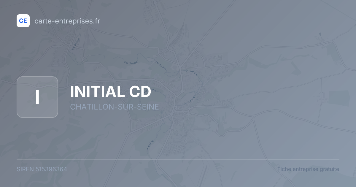 INITIAL CD — 515396364 — fiche entreprise