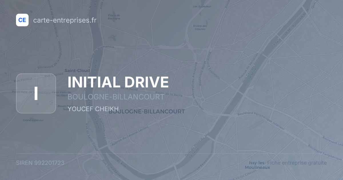 INITIAL DRIVE — 992201723 — fiche entreprise