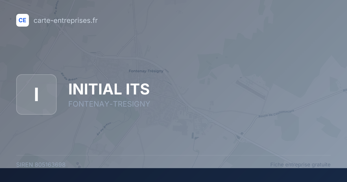 INITIAL ITS — 805163698 — fiche entreprise