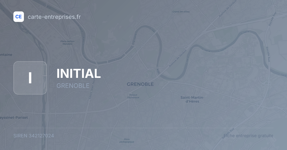 INITIAL — 342127024 — fiche entreprise