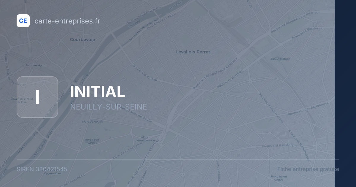 INITIAL — 380421545 — fiche entreprise