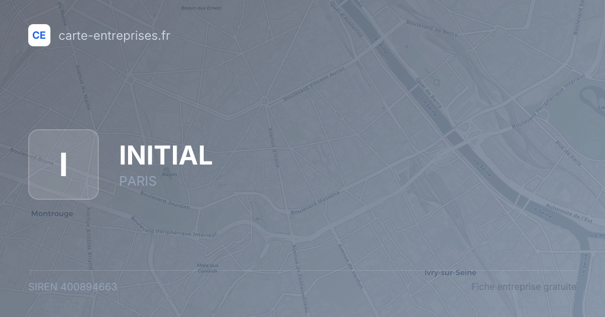 INITIAL — 400894663 — fiche entreprise