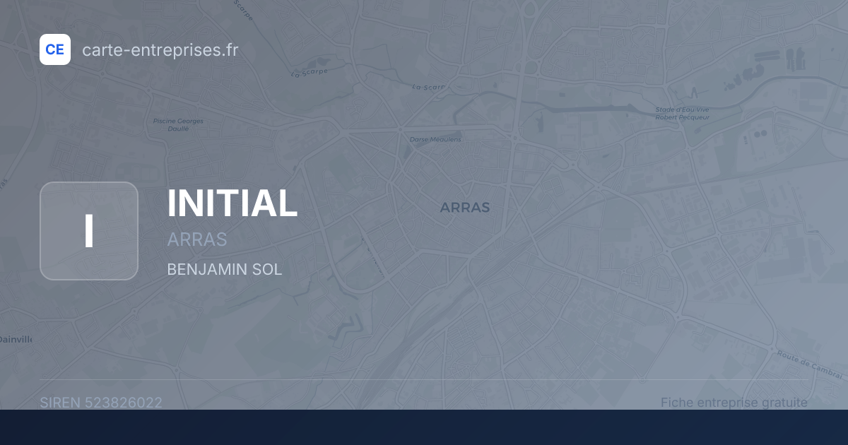 INITIAL — 523826022 — fiche entreprise
