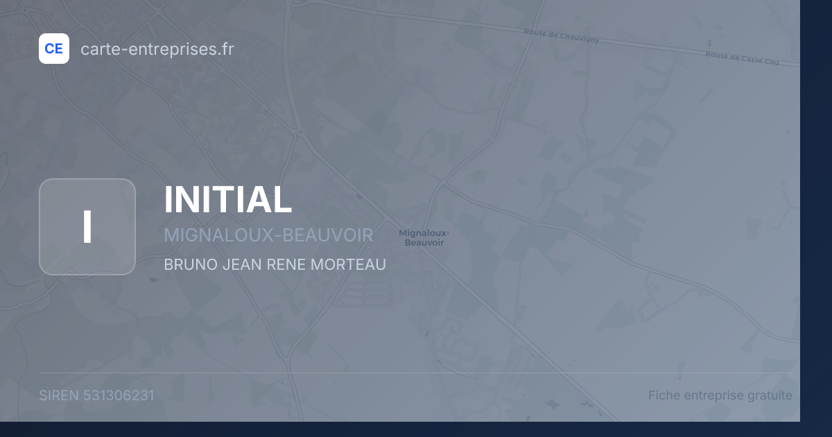 INITIAL — 531306231 — fiche entreprise