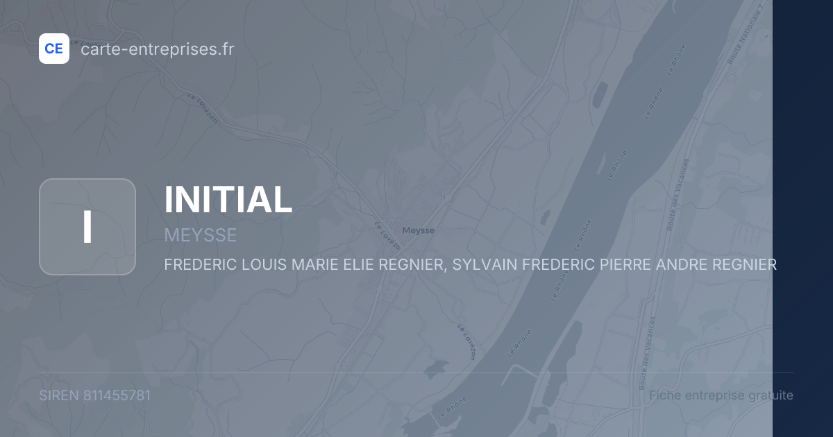 INITIAL — 811455781 — fiche entreprise