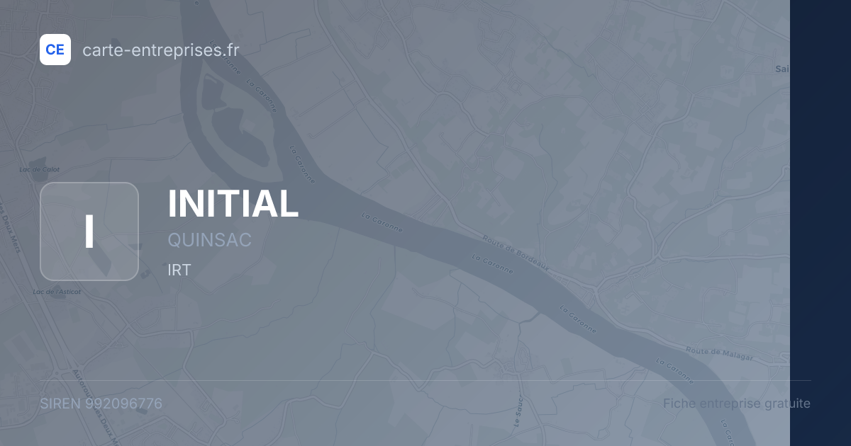 INITIAL — 992096776 — fiche entreprise