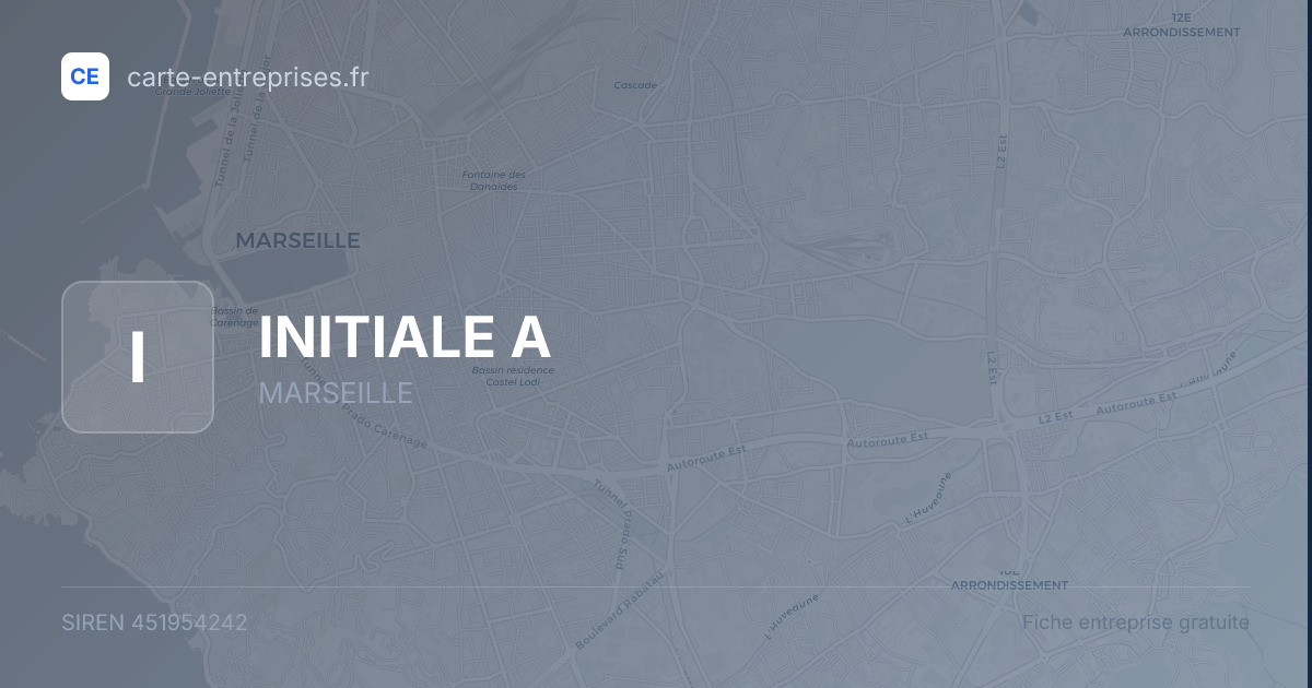 INITIALE A — 451954242 — fiche entreprise