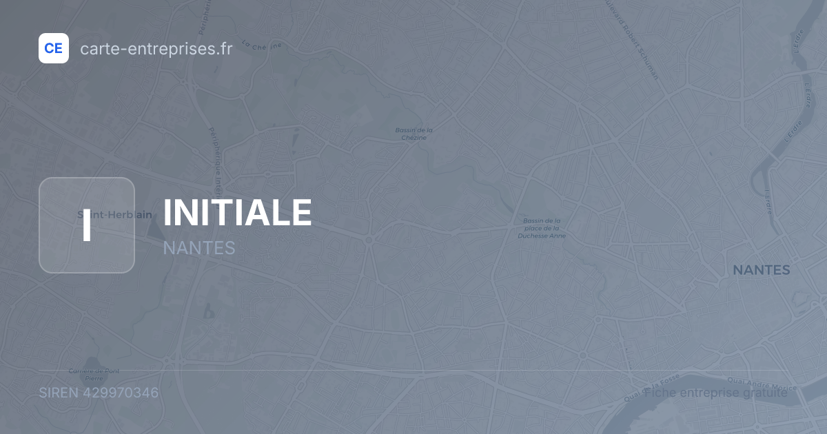 INITIALE — 429970346 — fiche entreprise