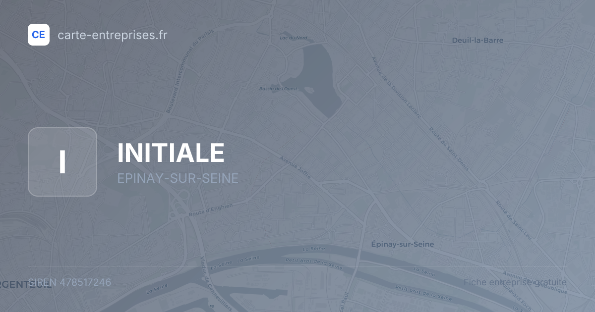 INITIALE — 478517246 — fiche entreprise